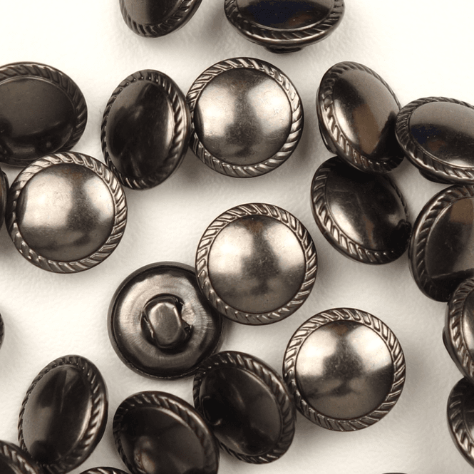 Hovedbilde Archibald Gunmetal - 12 mm Metall Knapp