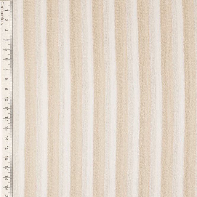 Hovedbilde Stripeduo Sand - Musselin