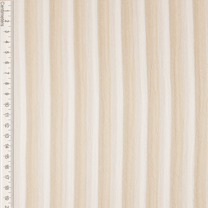 Stripeduo Sand - Musselin