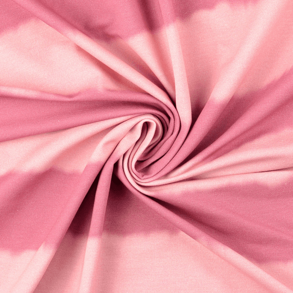 Flow Lines Pink - French Terry