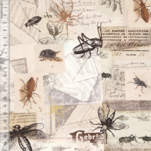 Bilde av Vintage Insect Book - GOTS Jersey