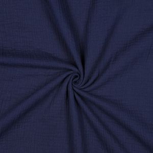 Hovedbilde Marinebl&aring; - &Oslash;kologisk Musselin