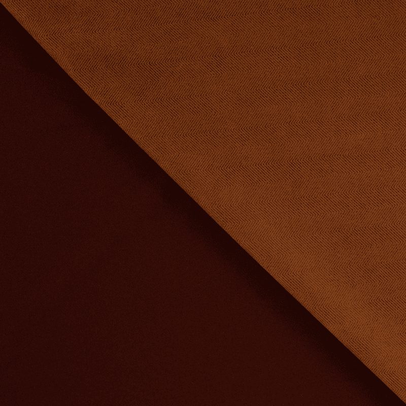 Herringbone Rust - Scuba Suede