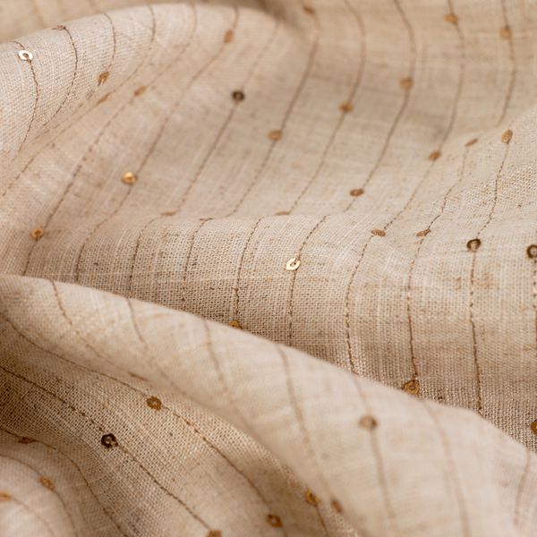Paljettstripe - Linen Blend