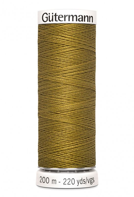 Mørk Sennep 886 - Polyester Sytråd 200 m