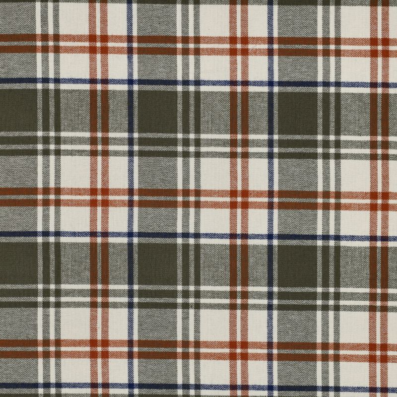 Checks Olive - Flanell