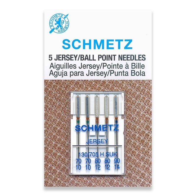 Hovedbilde Schmetz Symaskinnåler Jersey 70-90/10-14 - 5 stk