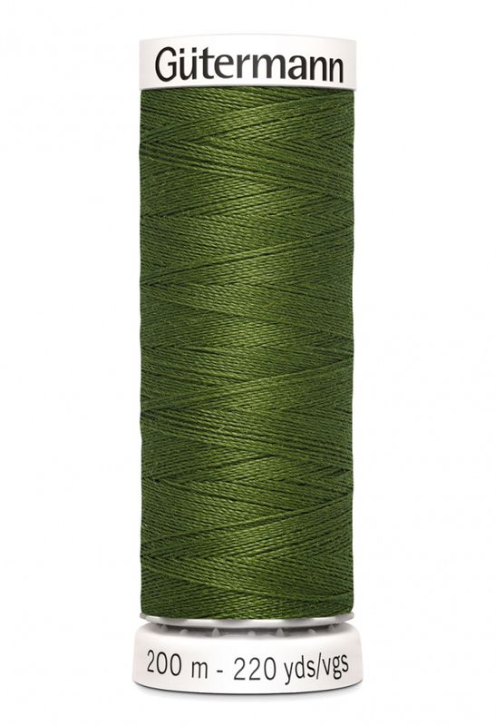 Mørk Oliven 585 - Polyester Sytråd 200 m