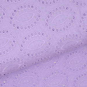 Bilde av Gem Lys Lilla - Cotton Embroidery