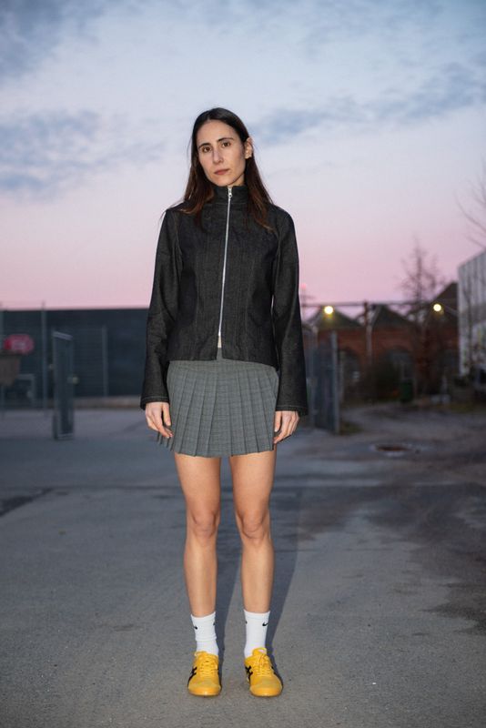 Zip Vest x Basic Sleeves - Puff and Pencil