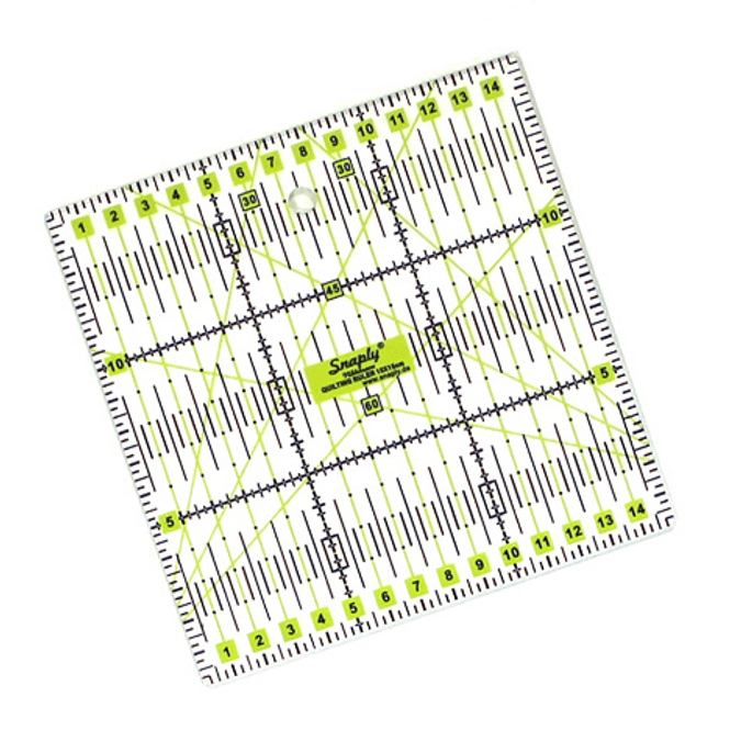 Hovedbilde Patchwork Linjal 15x15cm