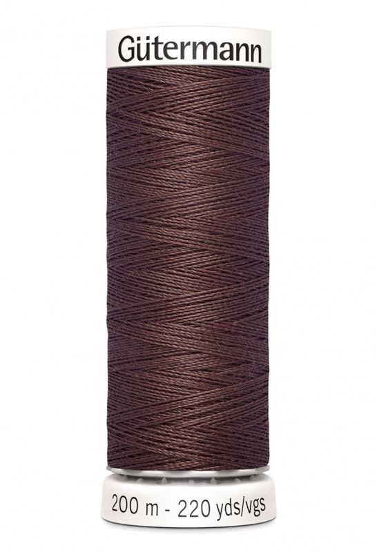 Mørk Sirup 446 - Polyester Sytråd 200 m