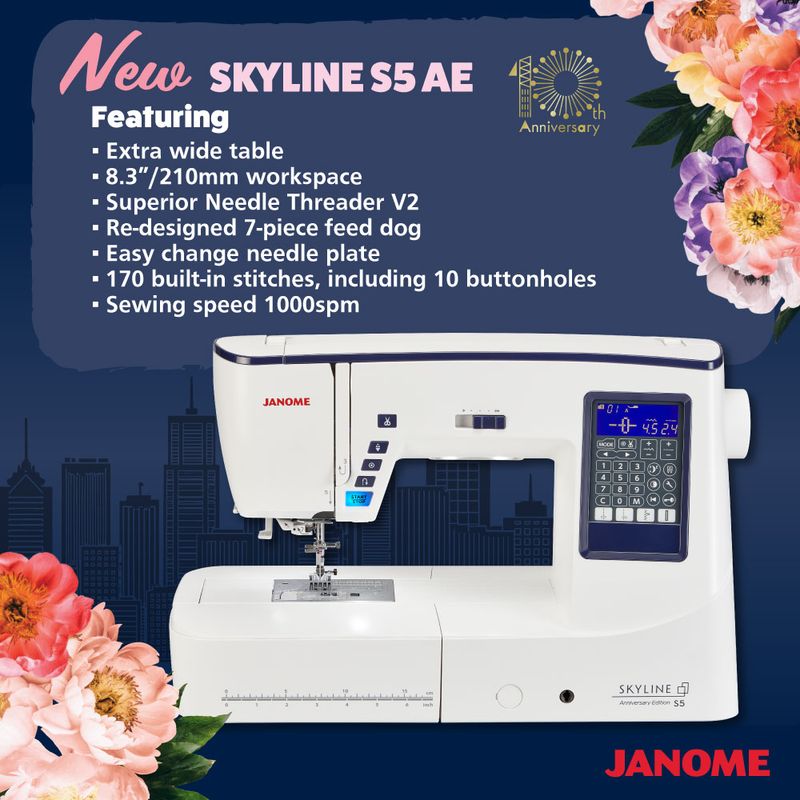 Janome Skyline S5 Anniversary Edition