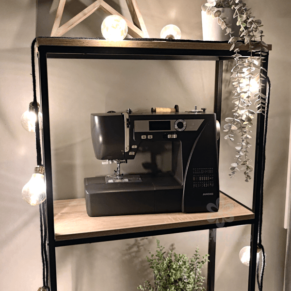 Janome SewLA Grafittgr&aring; m/Toalettmappem&oslash;nster