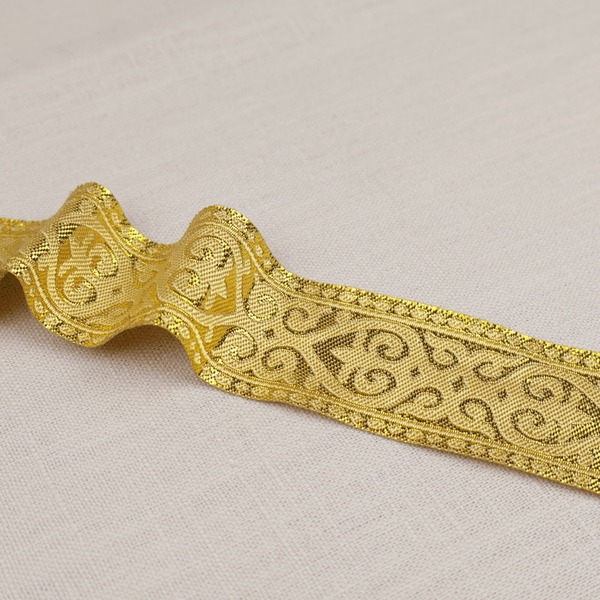 Hjerterand Gull – Pyntebånd 33 mm