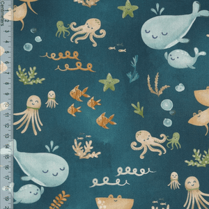 Hovedbilde Happy Ocean Life - Fast Bomull