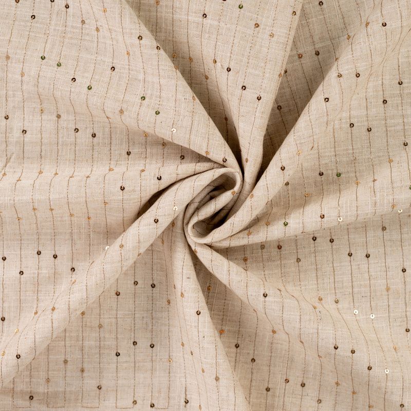 Paljettstripe - Linen Blend