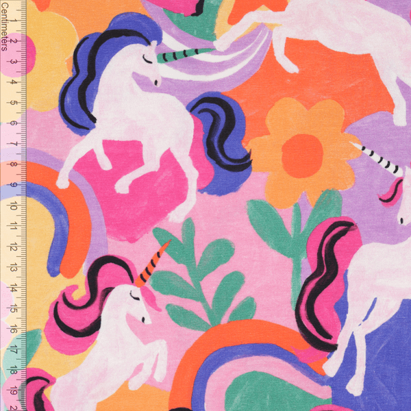 Unicorn Paradise Multicolour - Jersey