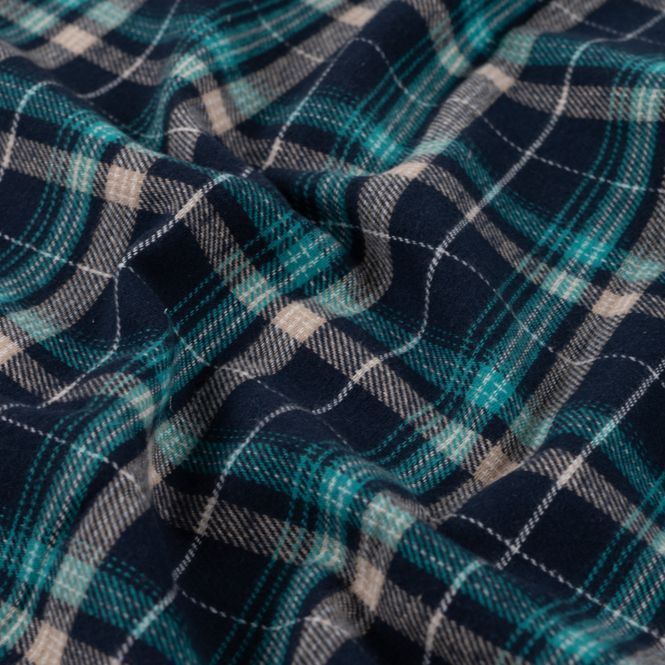 Hovedbilde Tartan Petrol - Flanell