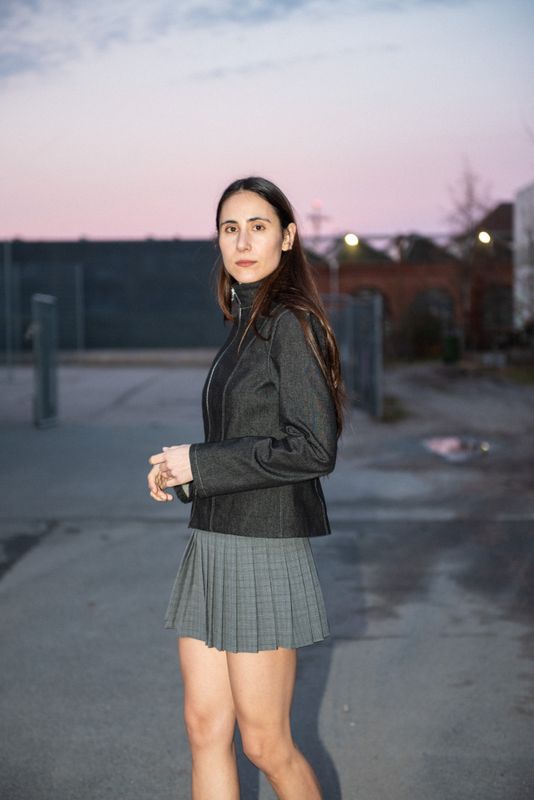 Zip Vest x Basic Sleeves - Puff and Pencil