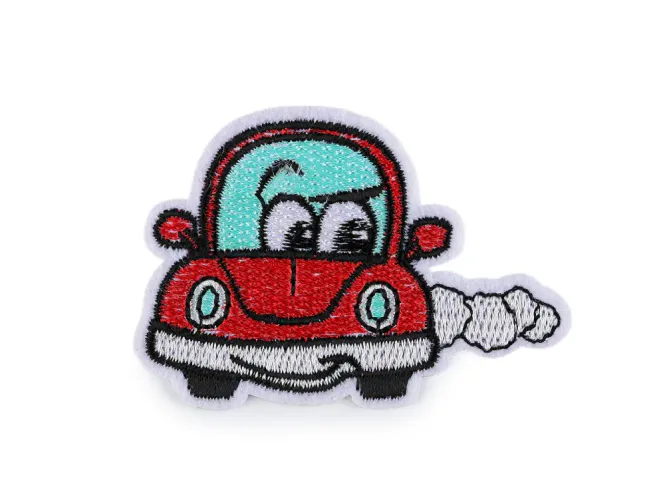 Hovedbilde Red Smiling Car - Strykemerke