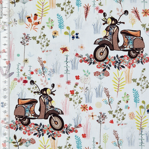 Hovedbilde Retro Scooter Garden - Kanvas