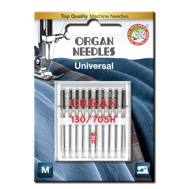 Organ Symaskinnåler Universal 80 10pk