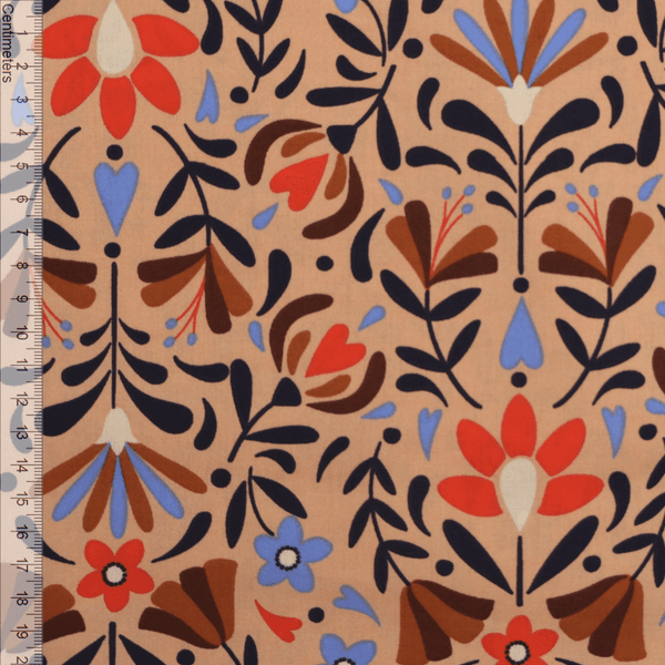 Dalablomst - Fast Bomull