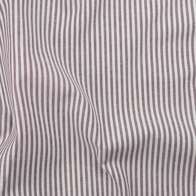 Hovedbilde Ministripe Bordeaux - Fast Bomull