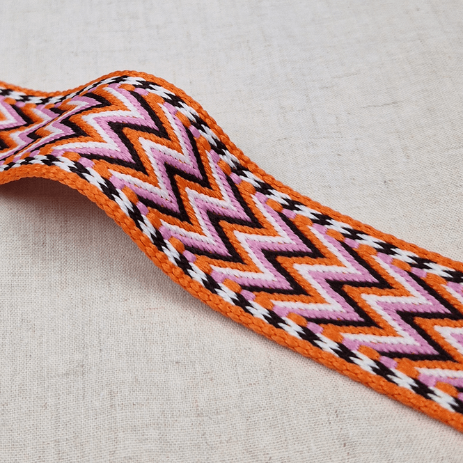 Hovedbilde Oslo Orange/Rosa - Vevd Bånd 38 mm