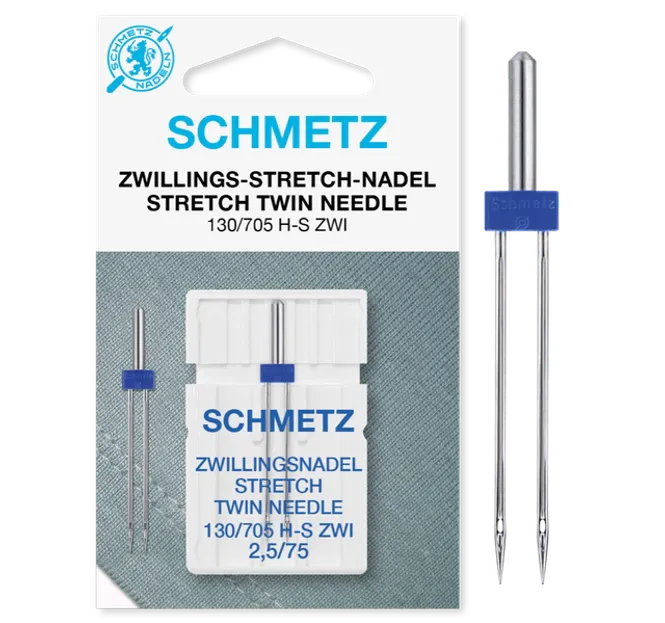 Hovedbilde Schmetz Symaskinnåler Tvilling Stretch 2,5/75