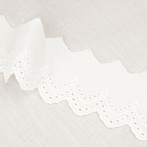 Hovedbilde Scallop Krem - Engelsk Blondeb&aring;nd 50 mm