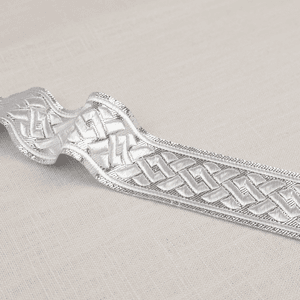 Hovedbilde Flette S&oslash;lv – Pynteb&aring;nd 33 mm