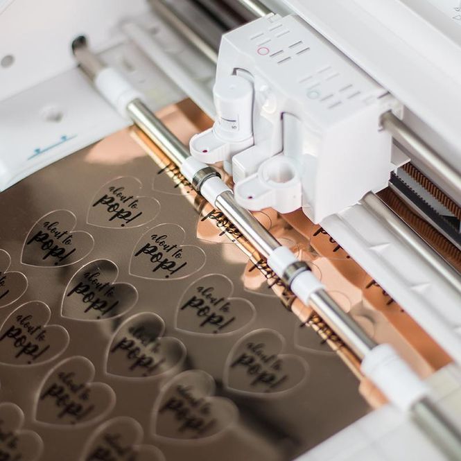 Hovedbilde Silhouette Printable Rose Gold Sticker Foil