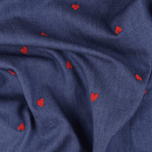 Hovedbilde Hjertelig - Brodert Chambray