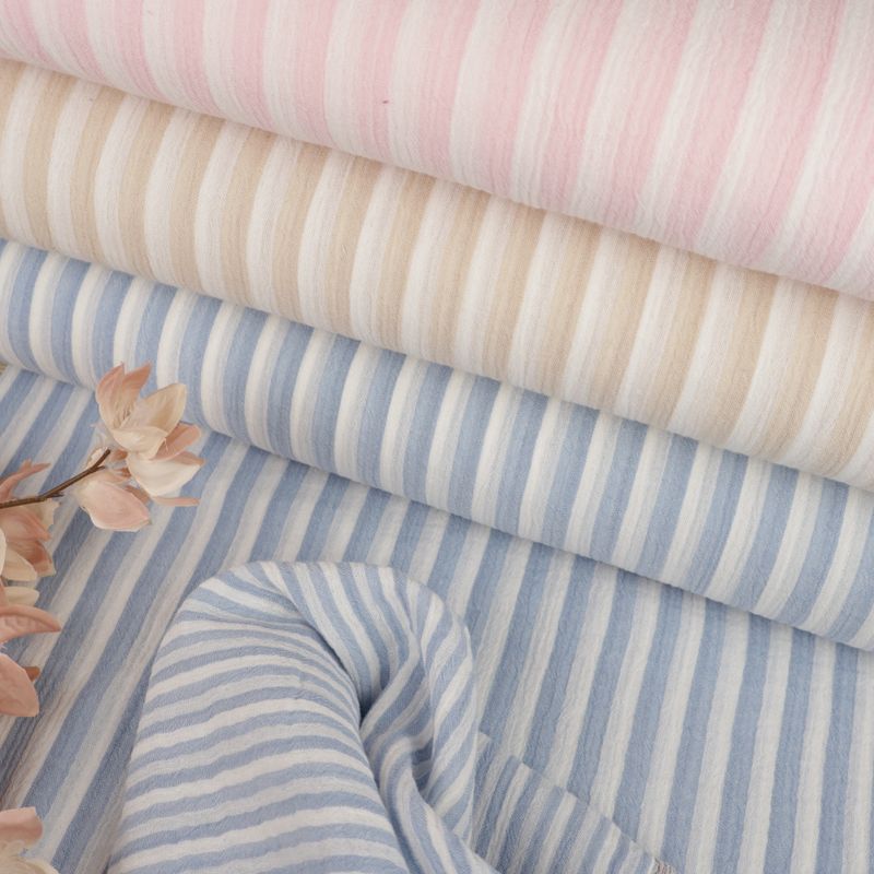 Stripeduo Sand - Musselin