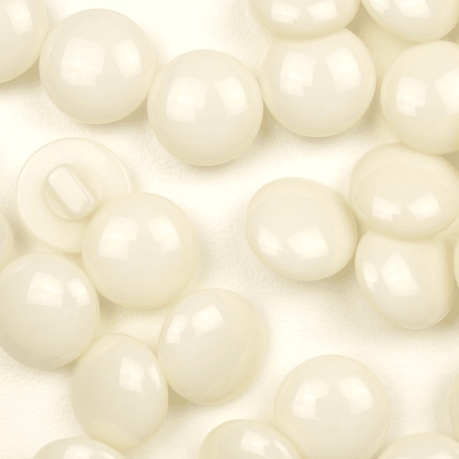 Hovedbilde Dots Krem - 12 mm Resin Knapp