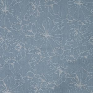 Hovedbilde Flower Lys Bl&aring; - Denim Jacquard