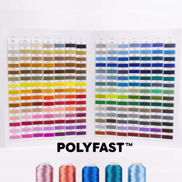 Fargekart - Wonderfil Polyfast
