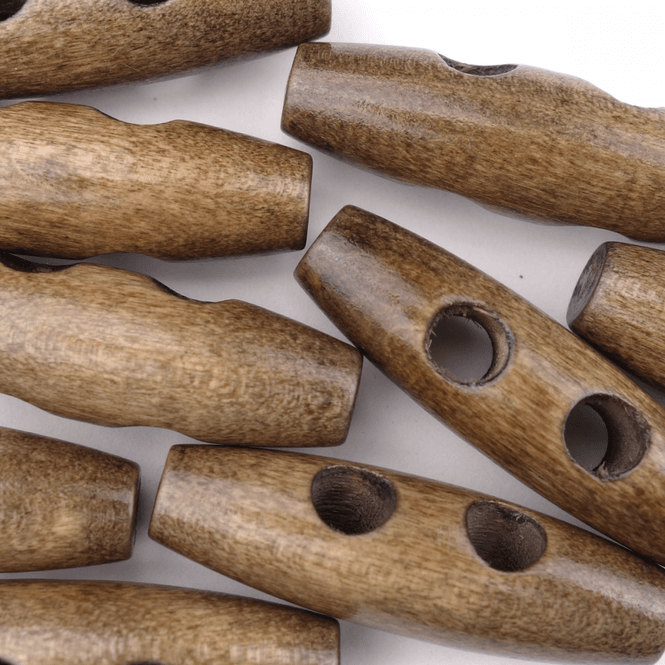 Hovedbilde Duffelcoat Brun - 40 mm Tre Knapp