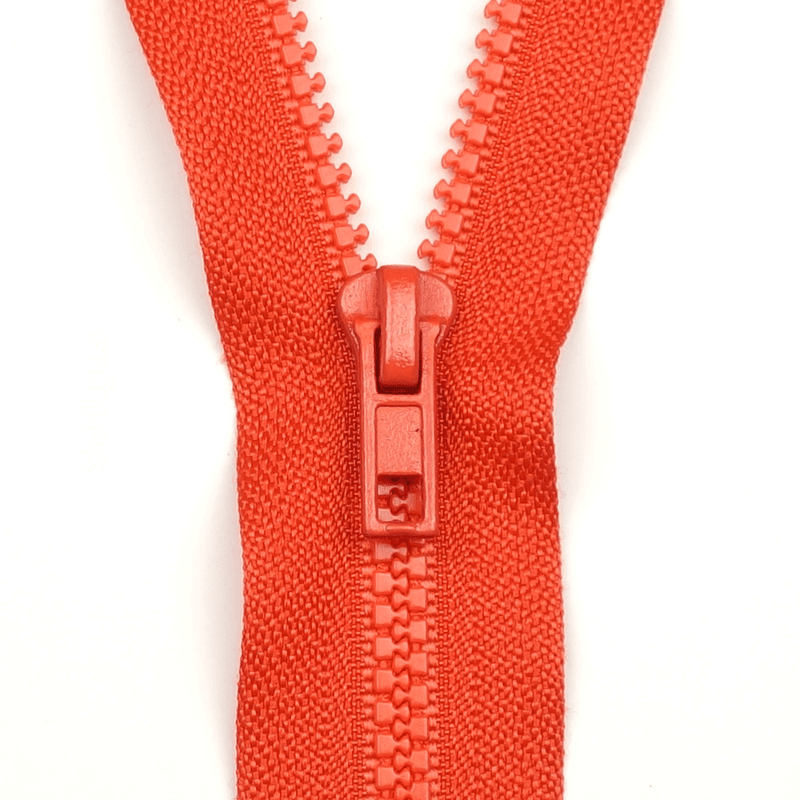 Orange - Vislon Glidelås (4 mm)