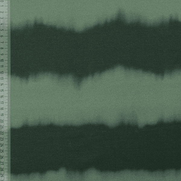 Flow Lines Green - French Terry
