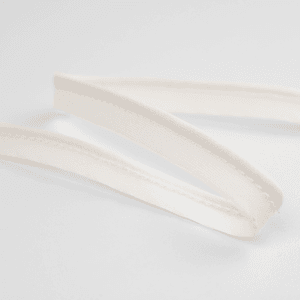 Hovedbilde Hvit - Biseb&aring;nd Bomull 5 m