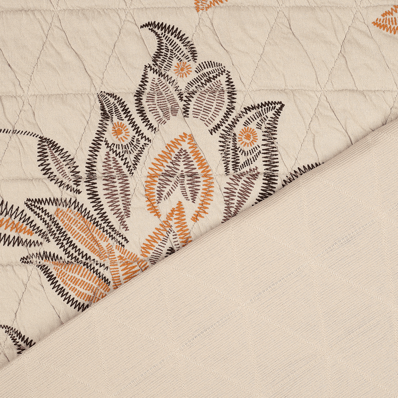 Boho Flower - Quiltet Jakkestoff