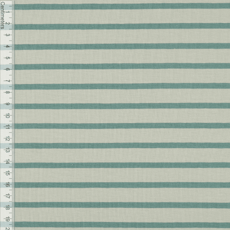 Stripes Dusty Green - Jersey
