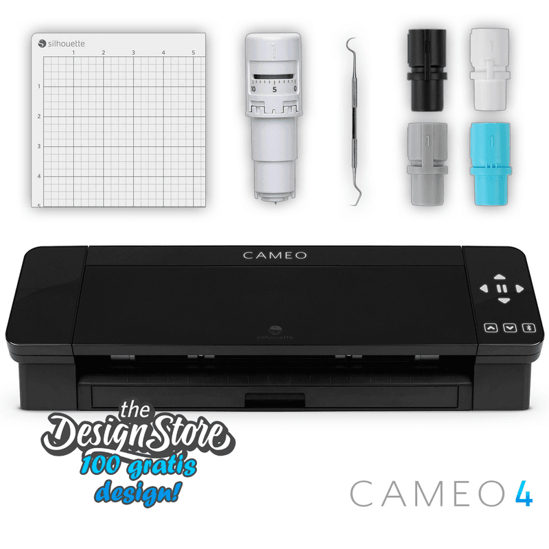Silhouette Cameo 4 Sort (Sluttsolgt)
