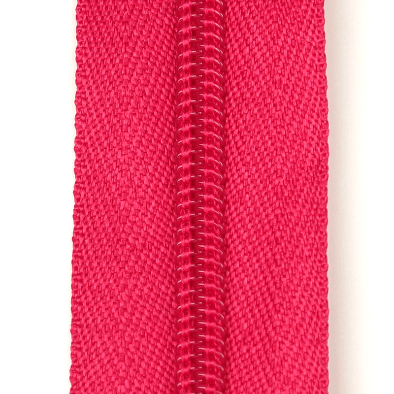 Mørk Rosa - Glidelås metervare 6mm