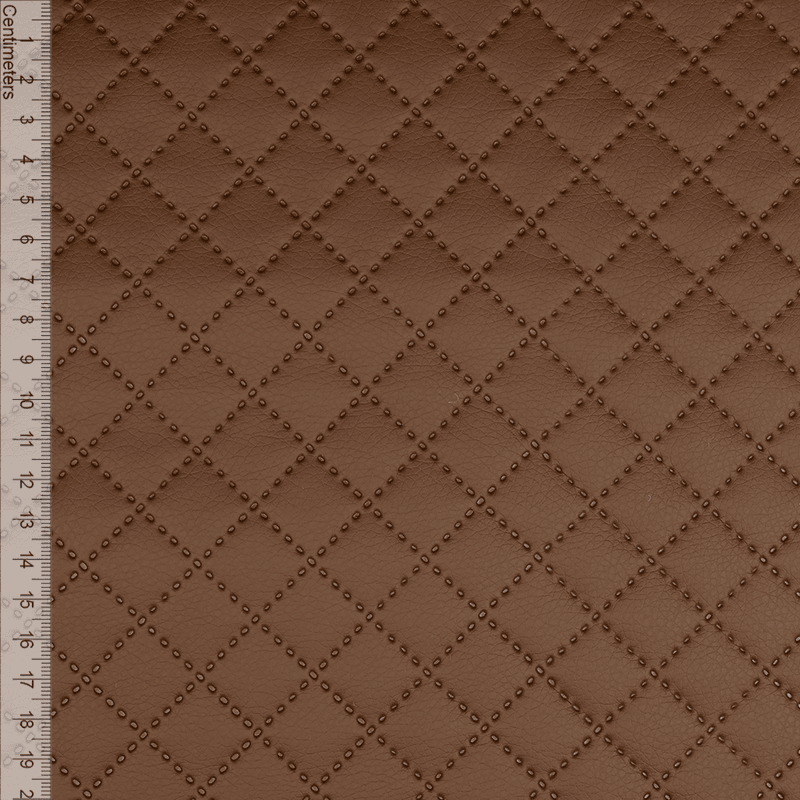 Chestnut Mini Diamond - Quiltet Skai