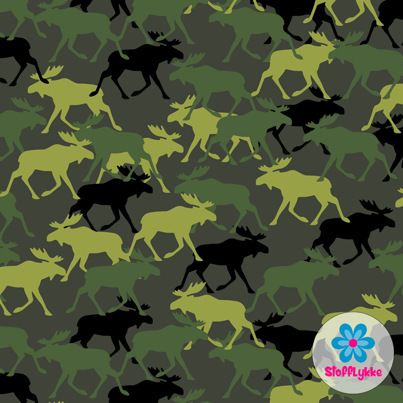 Camo Elg Grønn - Jersey