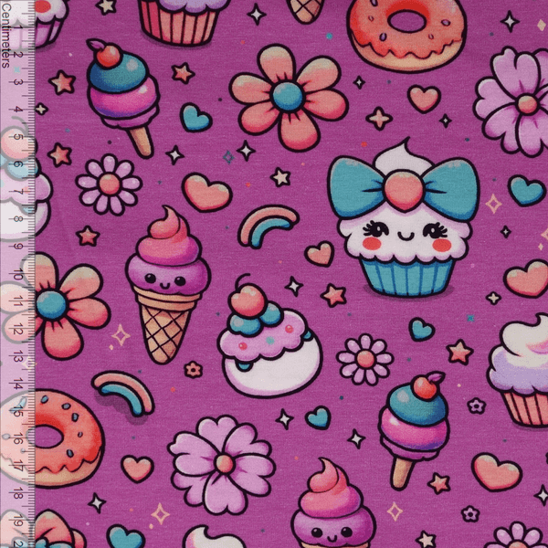 Candy Love Fuksia - Jersey